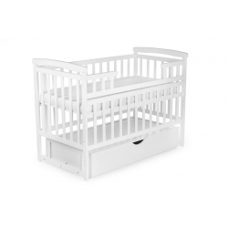 Ліжечко-трансформер Лодочка з шухлядою DeSon (TRANSFORMER), біле