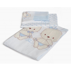 Постель сменная Twins Dolce D-003 Друзья зайки blue